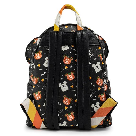 Loungefly Disney Spooky Mice Mini Backpack with Candy Corn Headband! - Picture 5 of 11
